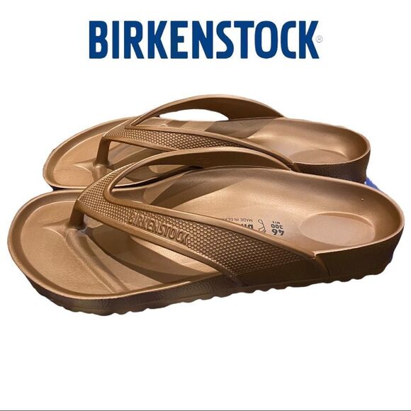 NEW Birkenstock Honolulu EVA Metallic Copper Men's Sandals 46 13 - Picture 1 of 5